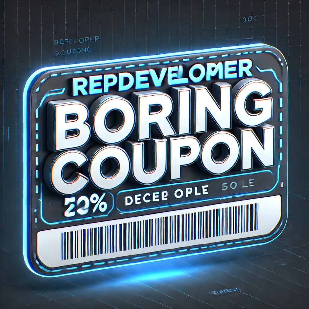 RepDeveloper Boring Coupon